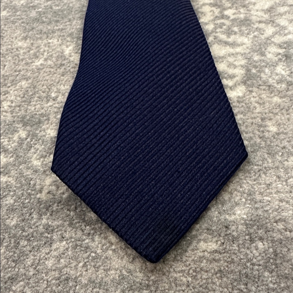 RALPH LAUREN PURPLE LABEL TIE NAVY BLUE - Picture 9 of 9